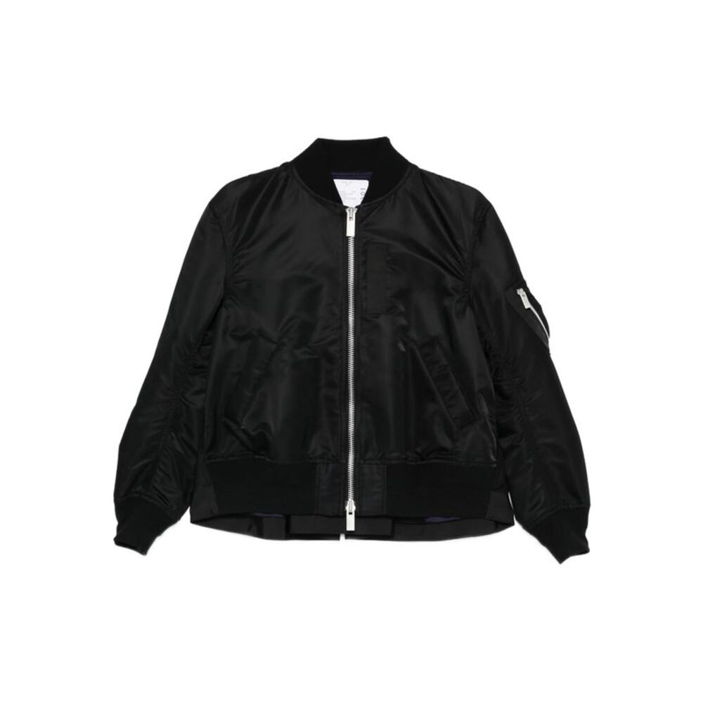 Sacai Black Jackets - Bomber Jackets Women